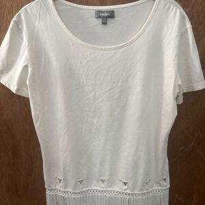 Neiman Marcus Tassel Fringe Shirt